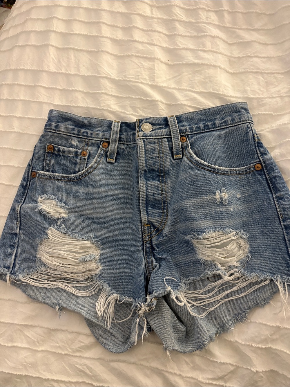 Levi's 501 High-Rise Denim Shorts